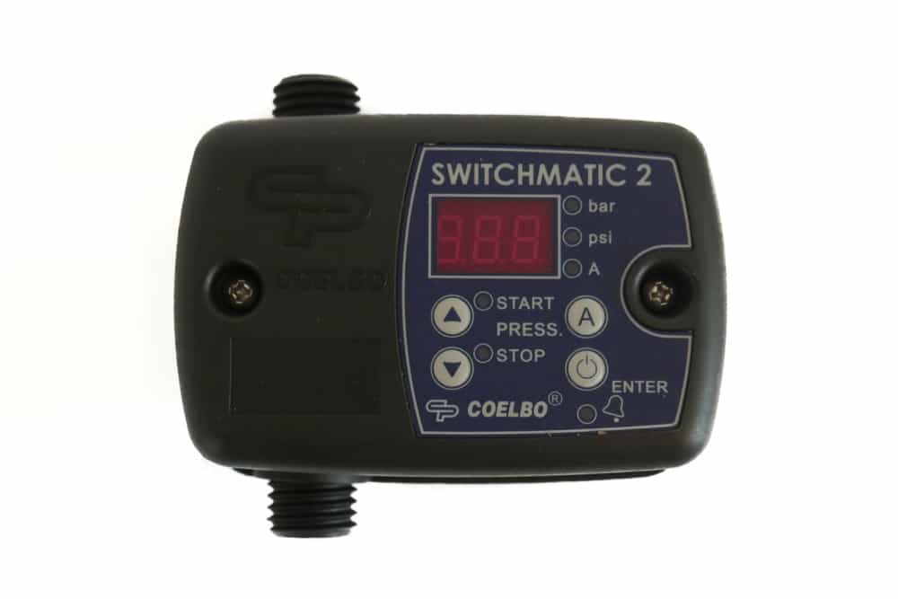 Digitala tryckströmbrytare Swichmatic 2, 1x230V Vatten Switchmatic 2, m-skydd, torrkörn