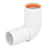 Avloppsböj Faluplast 90° vit Avlopp FALU-VULK VINKEL 90°