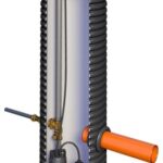 E.M.S. Pumpbrunn 400 / 600 Avlopp E