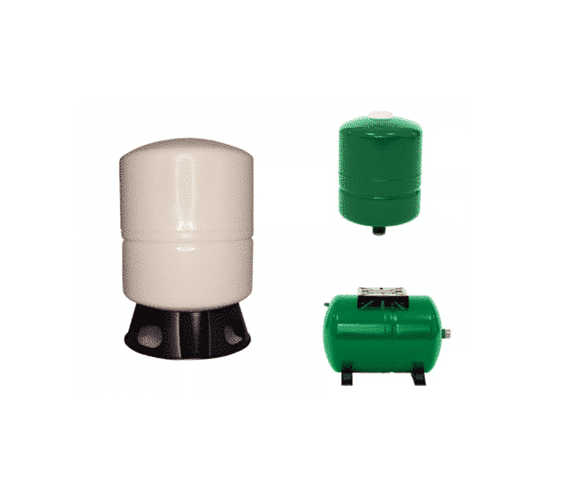 Membranhydrofor/Hydropress E.M.S Vatten Membranhydroforer stående, liggande och för pumpmontage E