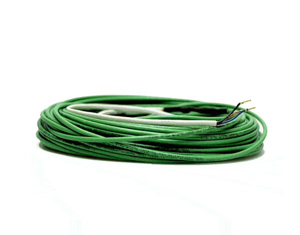 Värmekabel fast längd ink. kabelgenomföring Vatten E