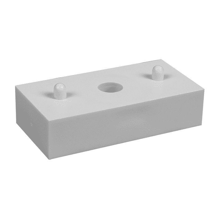 Distanskloss till klammer Faluplast Avlopp DISTANSKLOSS H=10 MM FÖR ENKELKLAMMA VIT FALUPLAST