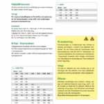 E.M.S DX Kabel krympskarv - 4 x 1.5 mm² Vatten DX Kabel krympskarv - 4 x 1