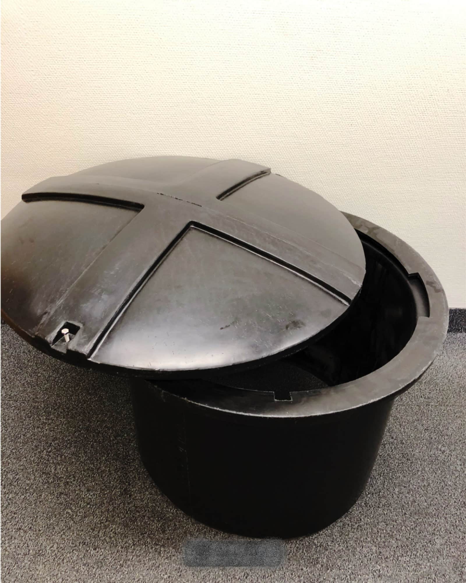 Förhöjningsring 625 med lock PE Förhöjningsring 625 med lock PE Avlopp Förhöjningsring 625 med lock PE