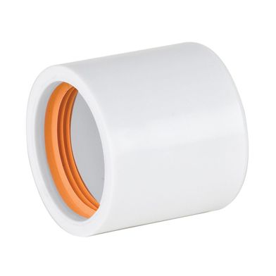 Förminskning kort Faluplast Avlopp FÖRMINSKNING SLÄTÄNDA X MUFF, KORT VIT FALUPLAST