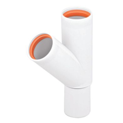 Grenrör 45° Faluplast Avlopp FALU-VULK GRENRÖR 45°