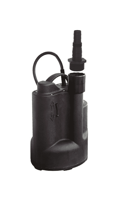 LÄNSPUMP DPC 200/10 INT. AUT Avlopp DPC 200/10 dränkbar grundvattenpump med integrerad automatik för rent eller lätt förorenat vatten