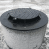Lätt Brunnslock 1050 Composite Avlopp Passar till, avloppsbrunnar, slambrunnar, vattenbrunnar och mätarbrunnar i betong