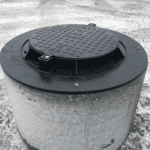 Lätt Brunnslock 1050 Composite Avlopp Passar till, avloppsbrunnar, slambrunnar, vattenbrunnar och mätarbrunnar i betong