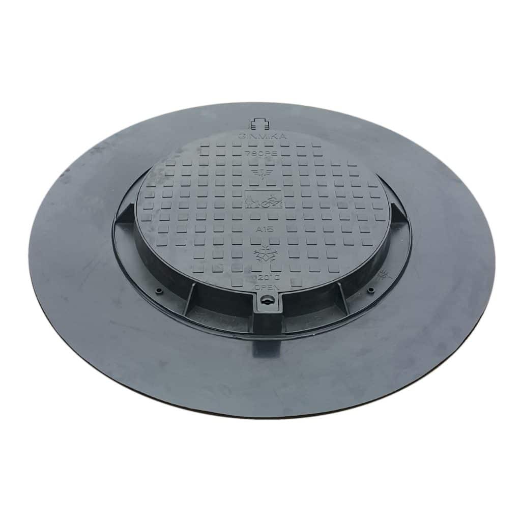 Lätt Brunnslock 1050 Composite Avlopp Passar till, avloppsbrunnar, slambrunnar, vattenbrunnar och mätarbrunnar i betong