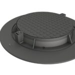 Lätt Brunnslock 1050 Composite Avlopp Passar till, avloppsbrunnar, slambrunnar, vattenbrunnar och mätarbrunnar i betong