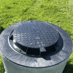 Lätt Brunnslock 1050 Composite Avlopp Passar till, avloppsbrunnar, slambrunnar, vattenbrunnar och mätarbrunnar i betong