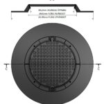 Lätt Brunnslock 1150 Composite Avlopp Lätt Brunnslock 1150 Composite