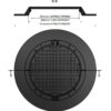 Lätt Brunnslock 1340 Composite Avlopp Lätt Brunnslock 1340 Composite