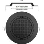 Lätt Brunnslock 1340 Composite Avlopp Lätt Brunnslock 1340 Composite