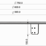 Lätt brunnslock 580-670 A15 i gjutjärn Avlopp Lätt brunnslock 580-670 A15 i gjutjärn