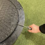 Lätt brunnslock 580-670 A15 i gjutjärn Avlopp Lätt brunnslock 580-670 A15 i gjutjärn