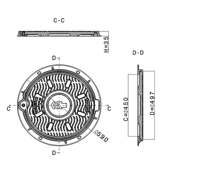 Lätt Brunnslock 590 KÖRBART Composite 12,5 ton Lätt Brunnslock 590 KÖRBART Composite 12,5 ton Avlopp Lätt Brunnslock 590 KÖRBART Composite 12,5 ton