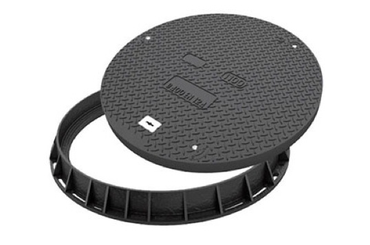 Lätt körbart Brunnslock 1000 Composite D400 Avlopp Lätt körbart Brunnslock 1000 Composite D400