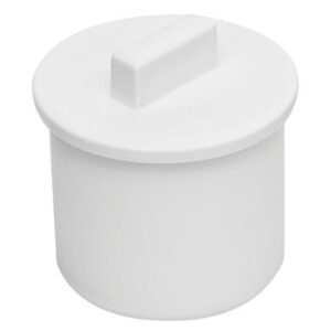 Propp / Ändlock Faluplast Avlopp ÄNDLOCK SLÄTÄNDA VIT FALUPLAST