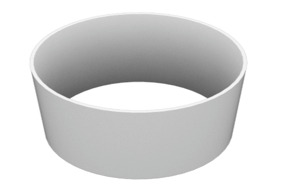 Förhöjningsring per 10 cm AT8 August ENSKILT AVLOPP Vi rekommenderar ej förhöjningsringar över 100 cm