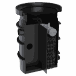 Godkända Avlopp - BDT liten Avlopp BDT - Gråvatten Kompakt och godkänt BDT-avlopp för fritidshus och små hushåll