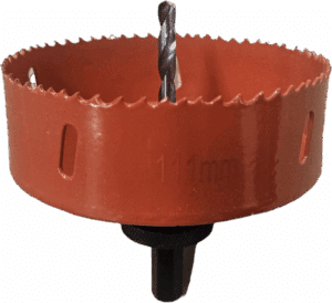 Hålsåg 111mm komplett med styrborr