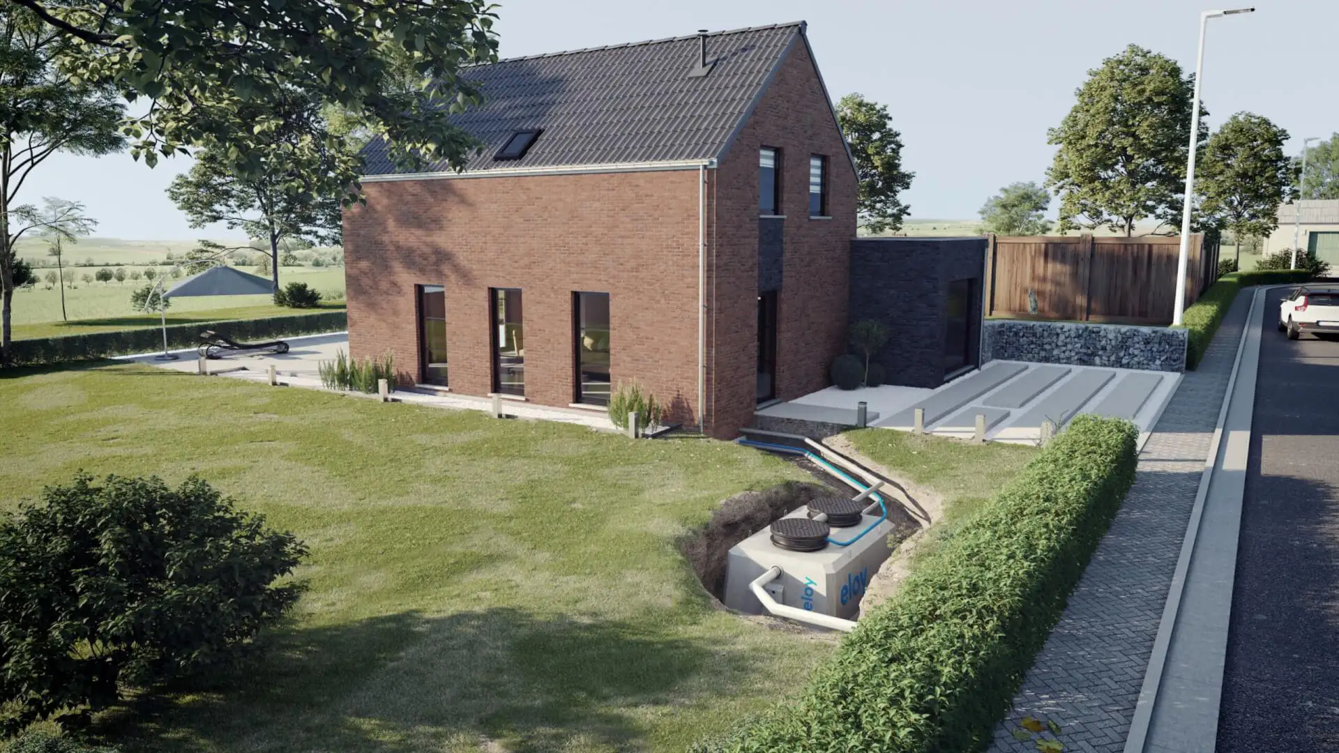 Reningsverk i betong Oxyfix C-90 - Hög skyddsnivå