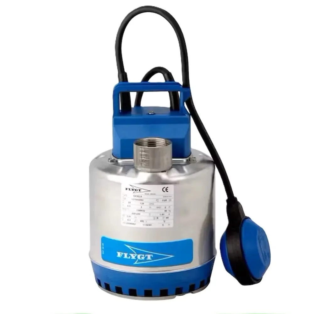 Pumpbrunn med dräneringspump och backventil