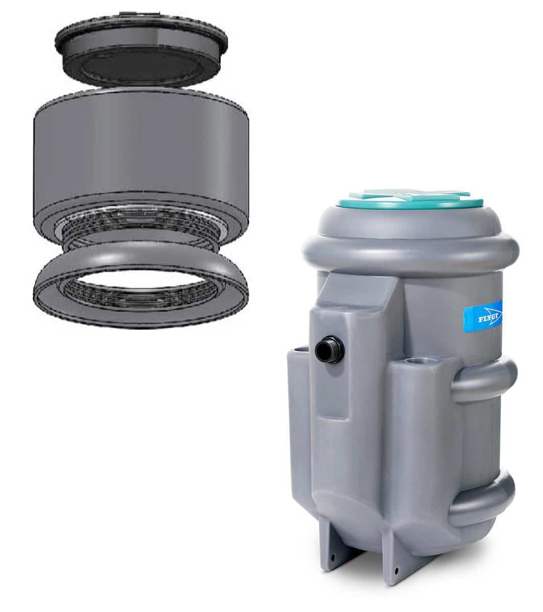 Förlängningsenhet Micropac 7, Xylem AVLOPPSPUMPAR Förlängningsenhet 300 mm för utomhus pumpstationer Flygt Micropac 5G och 7G